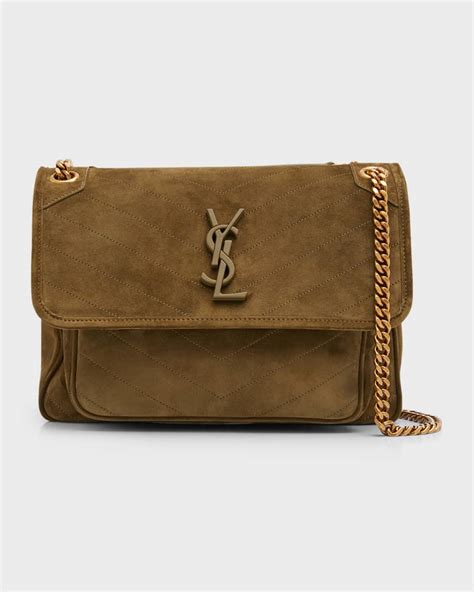 ysl niki bag green|ysl niki bag suede.